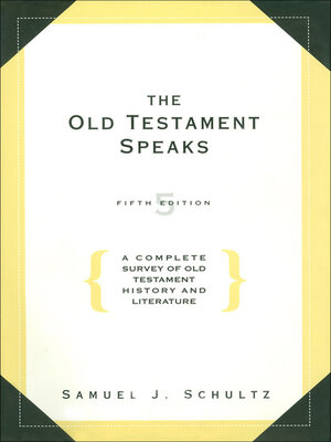 cover image of The Old Testament Speaks